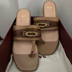 Balley leather flip flop (US size 7.5-8; Europe size 38)